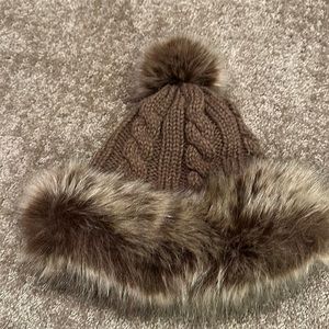 Super cute, lined beanie. Smoke free home.